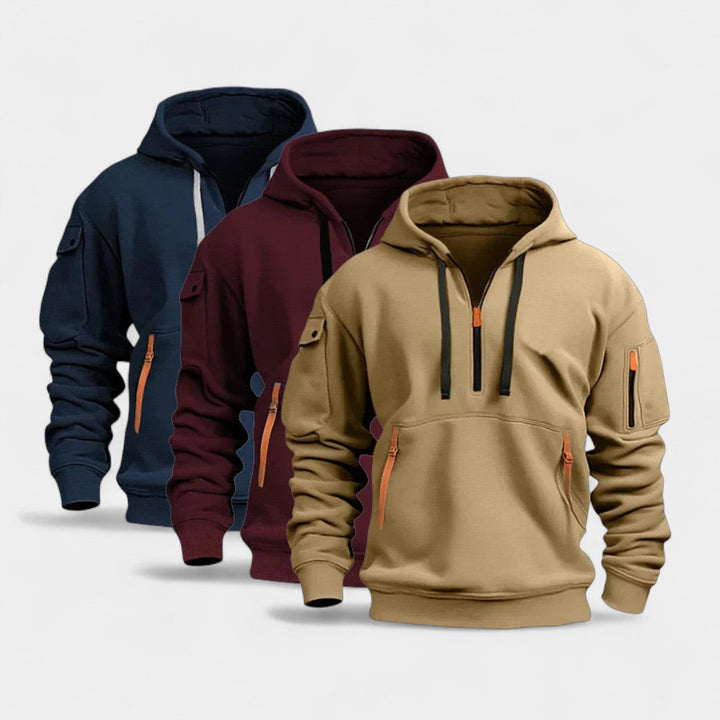 Filip – Trio de sweat-shirts modernes à capuche