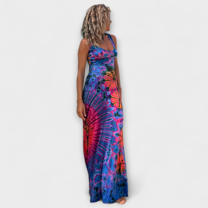 Ronja - La Bamba Imprimé Tie-Dye Maxi Robe