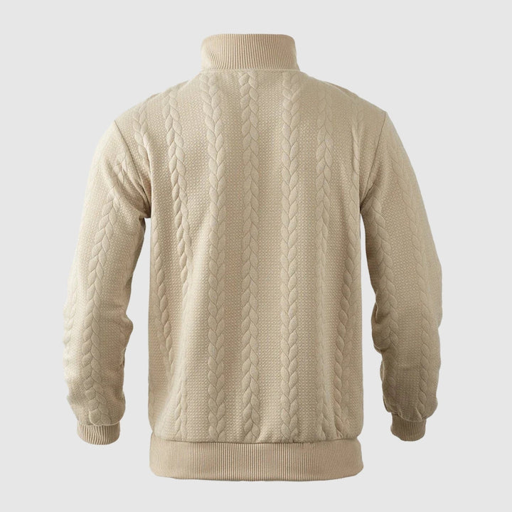 Libuše – Pull premium avec zip quart de longueur