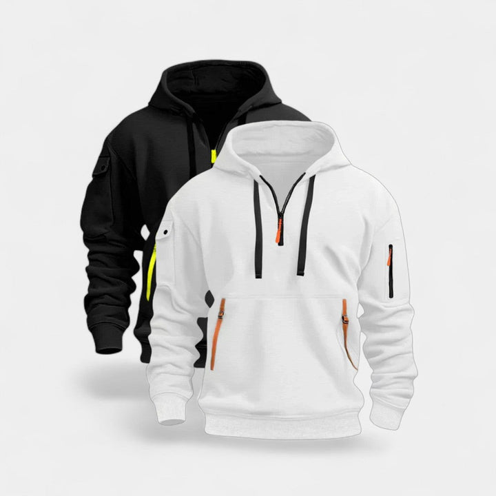 Filip – Duo de sweat-shirts modernes à capuche