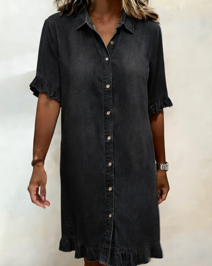 Élise - Robe Denim Chic