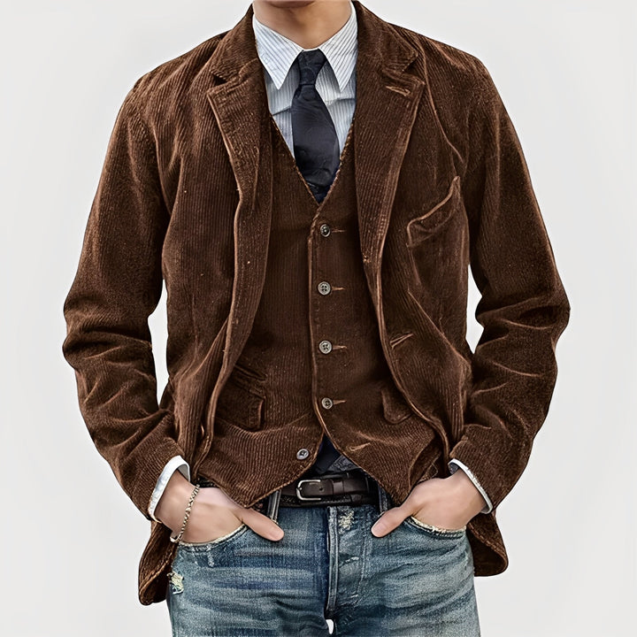 Viktor – Manteau élégant avec gilet