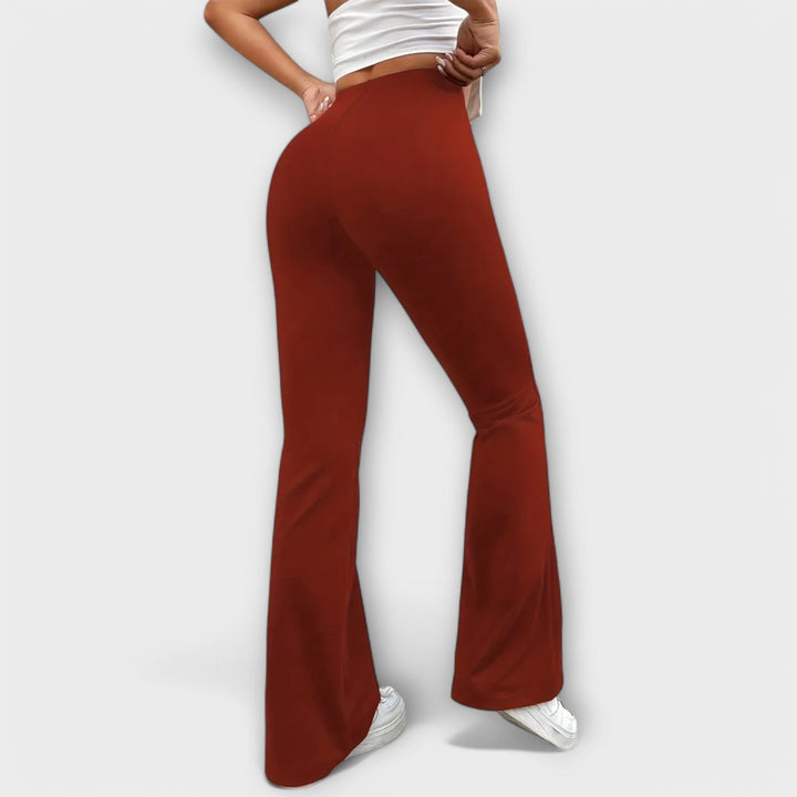 Serena - Pantalons amples à jambe évasée