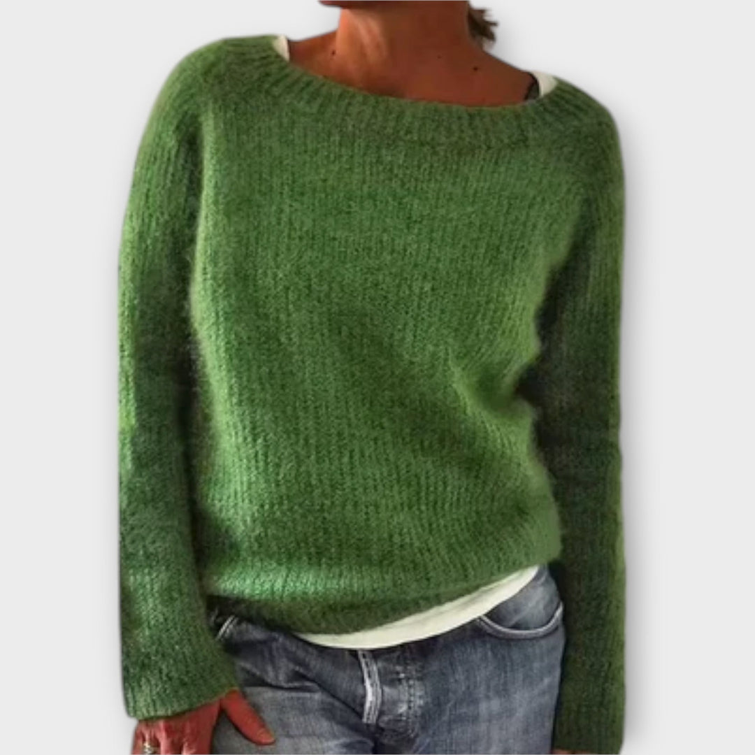 Regine – pull en maille uni