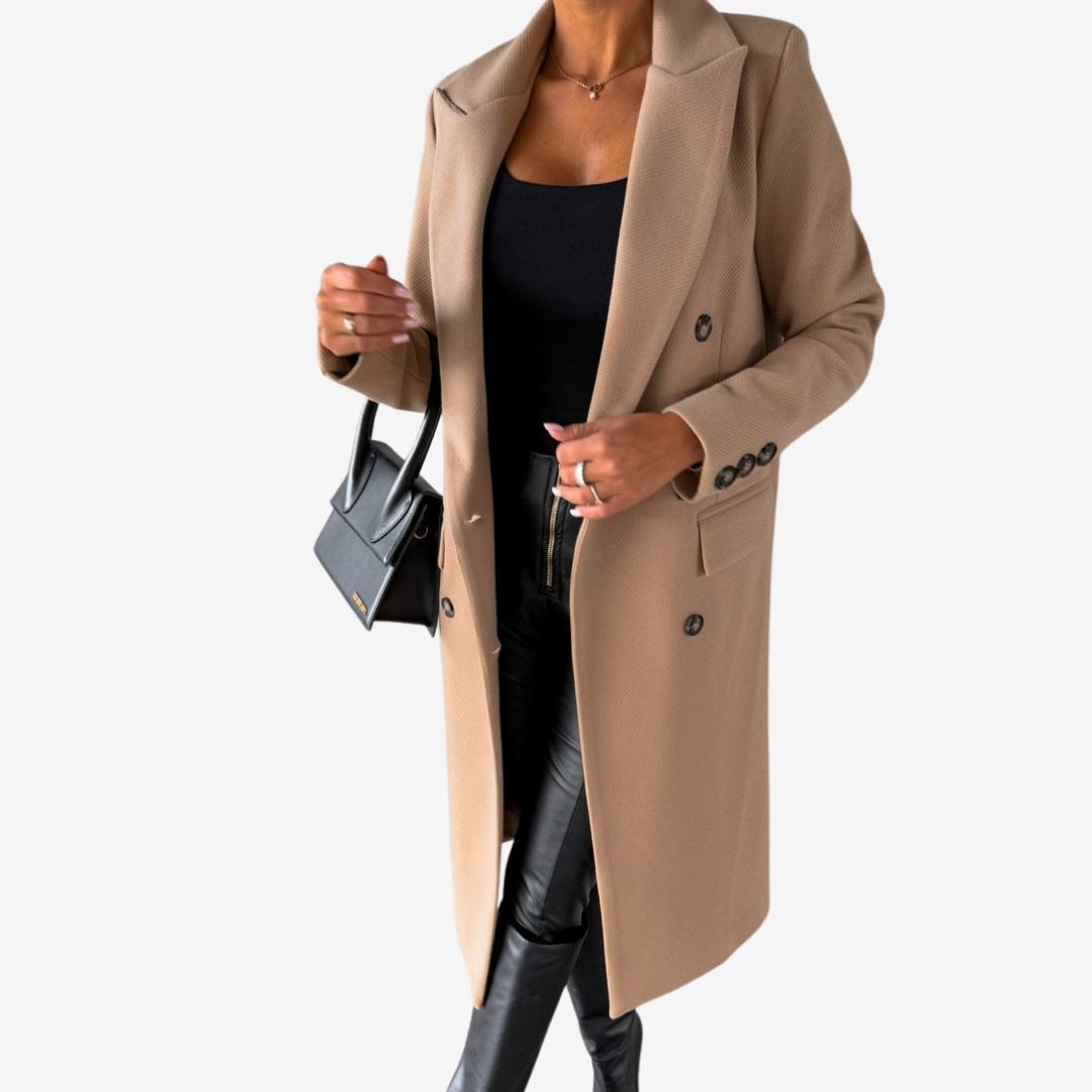 Rosella™ Manteau Long et Élégant