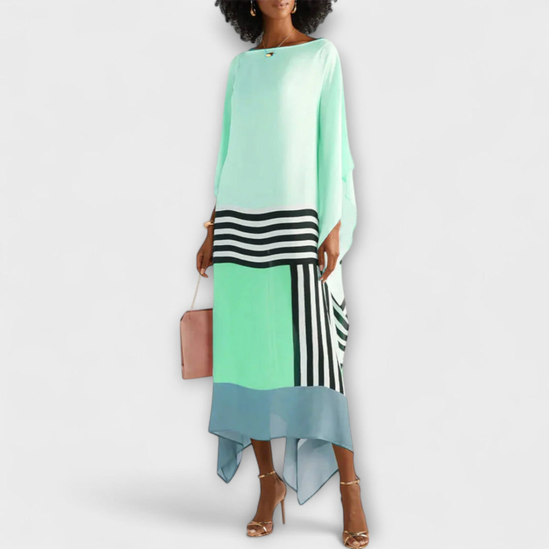 Elenora - Kaftan géométrique à coupe ample