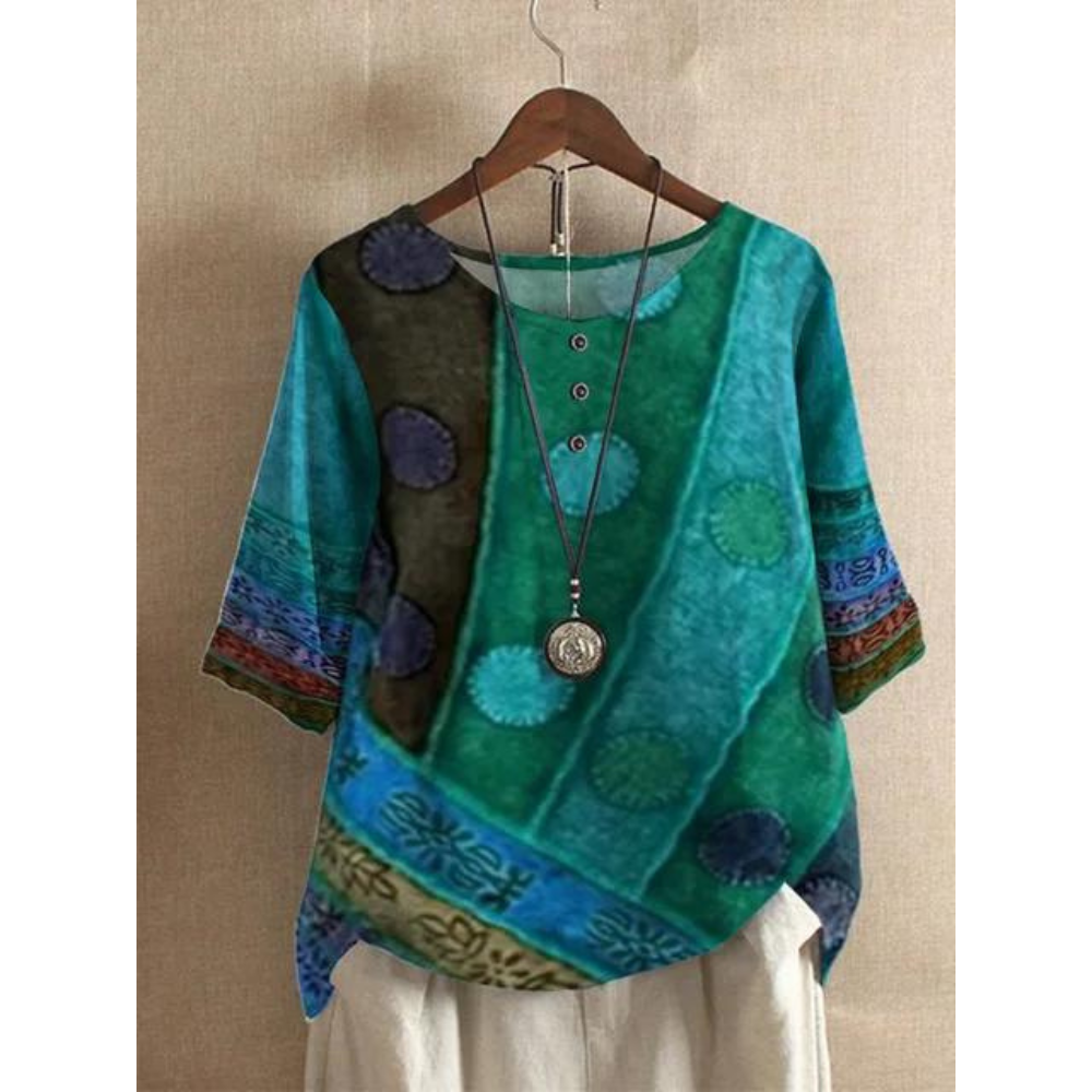 Valerie - Haut boho coloré