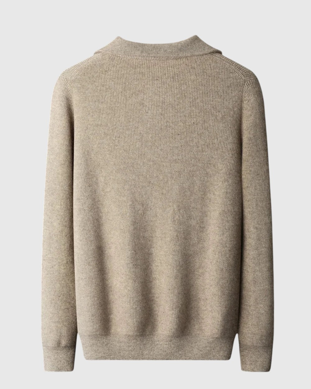 Libuše - Pull Portofino en cachemire avec zip demi-long