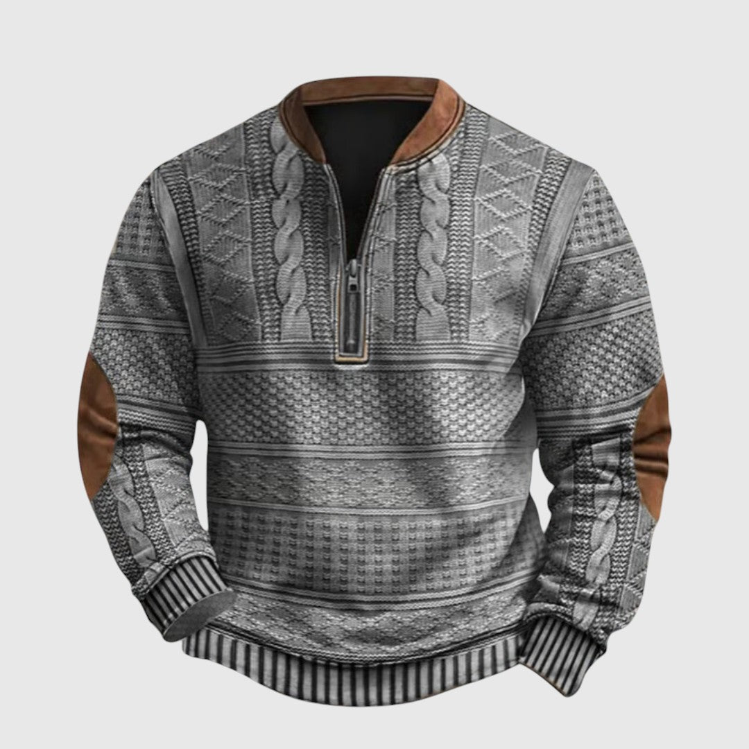 Charles - Pull à zip demi-long