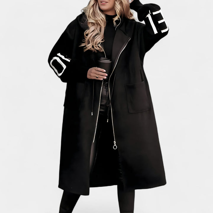 Jana – Cardigan long avec capuche