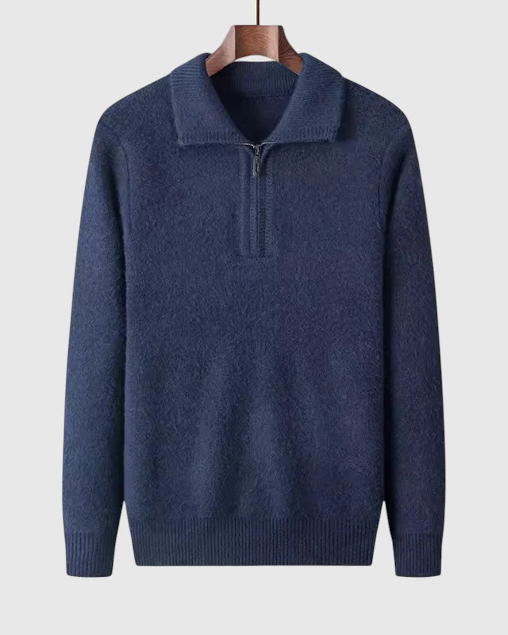 Libuše - Pull en cachemire avec zip quart Gstaad