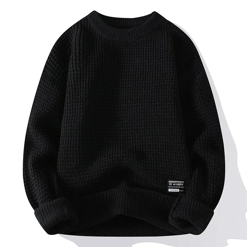 Eric – Pull pour homme premium Lyon avec texture miel pour élégance et confort