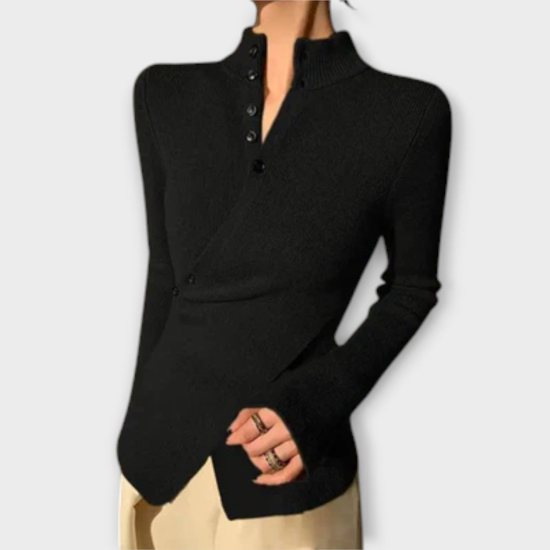 Michiko – Pull élégant en tricot de coton