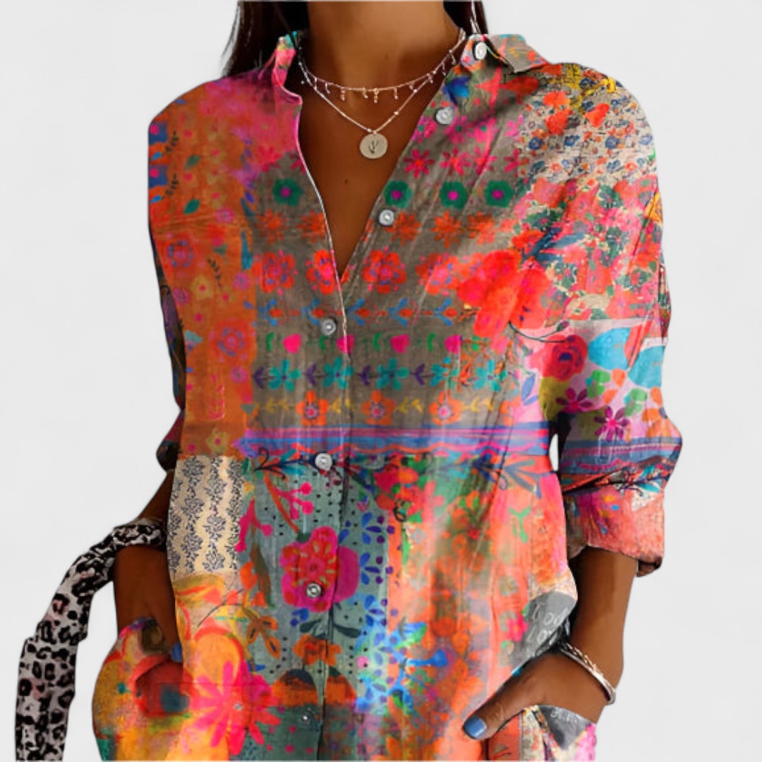 Alice - Chemise à Motif Floral