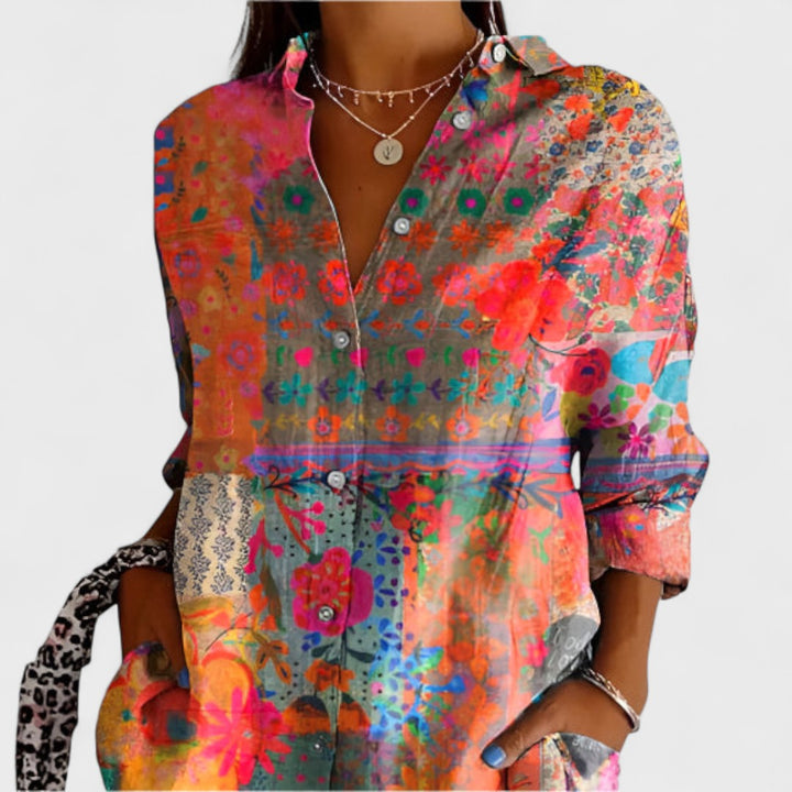 Alice - Chemise à Motif Floral