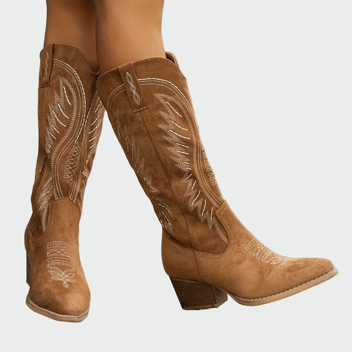 Bottes western brodées élégantes