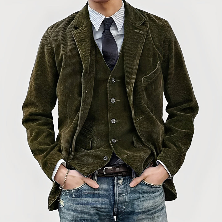 Viktor – Manteau élégant avec gilet