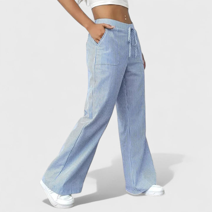 Dominique - Pantalon Large Confortable