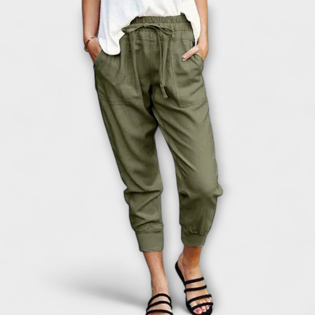Blaire – Pantalon en lin léger avec mélange de coton