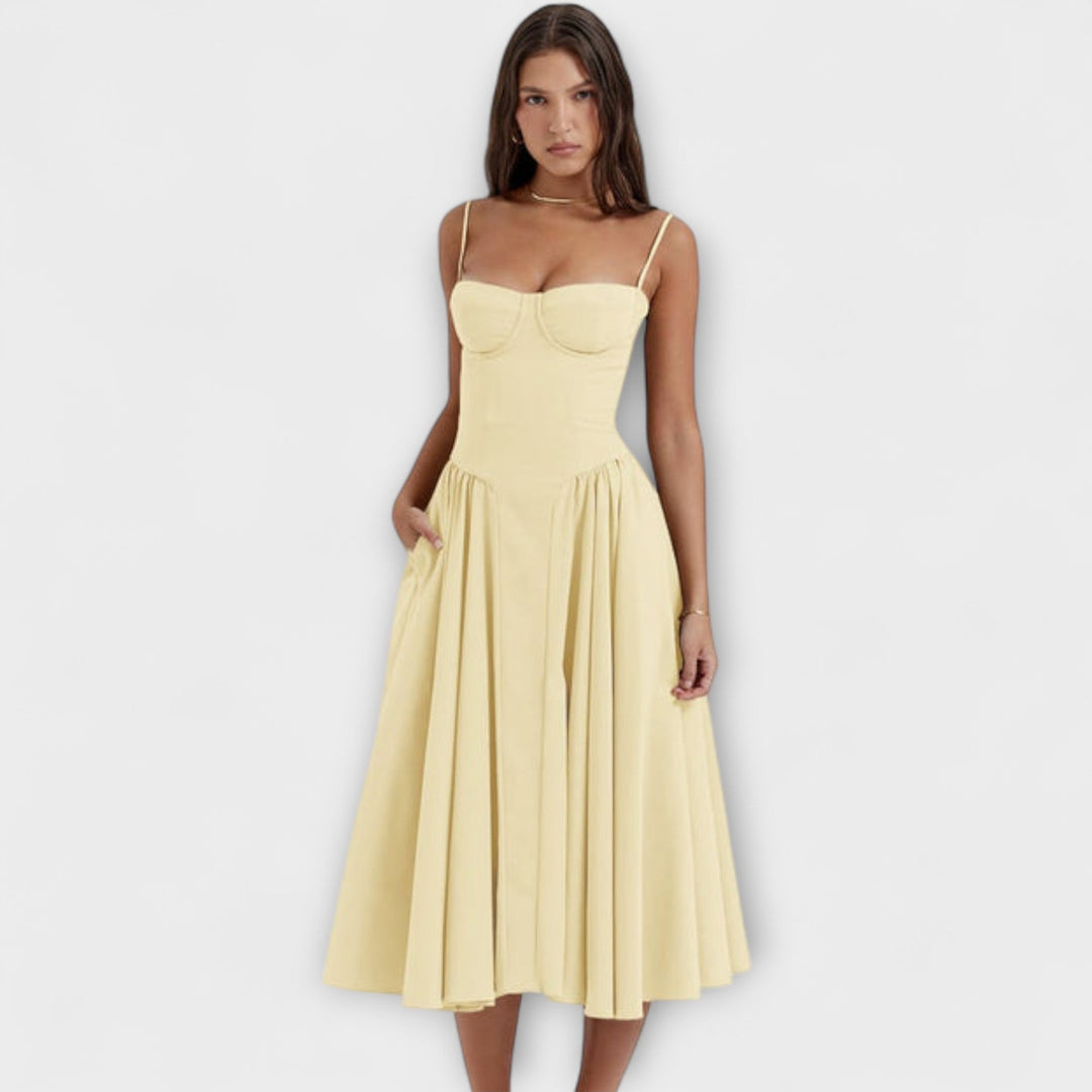 Rosalie - Robe corset élégante sans manches