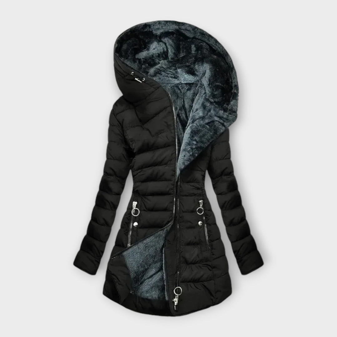 Kori - Manteau chaud avec doublure en fourrure