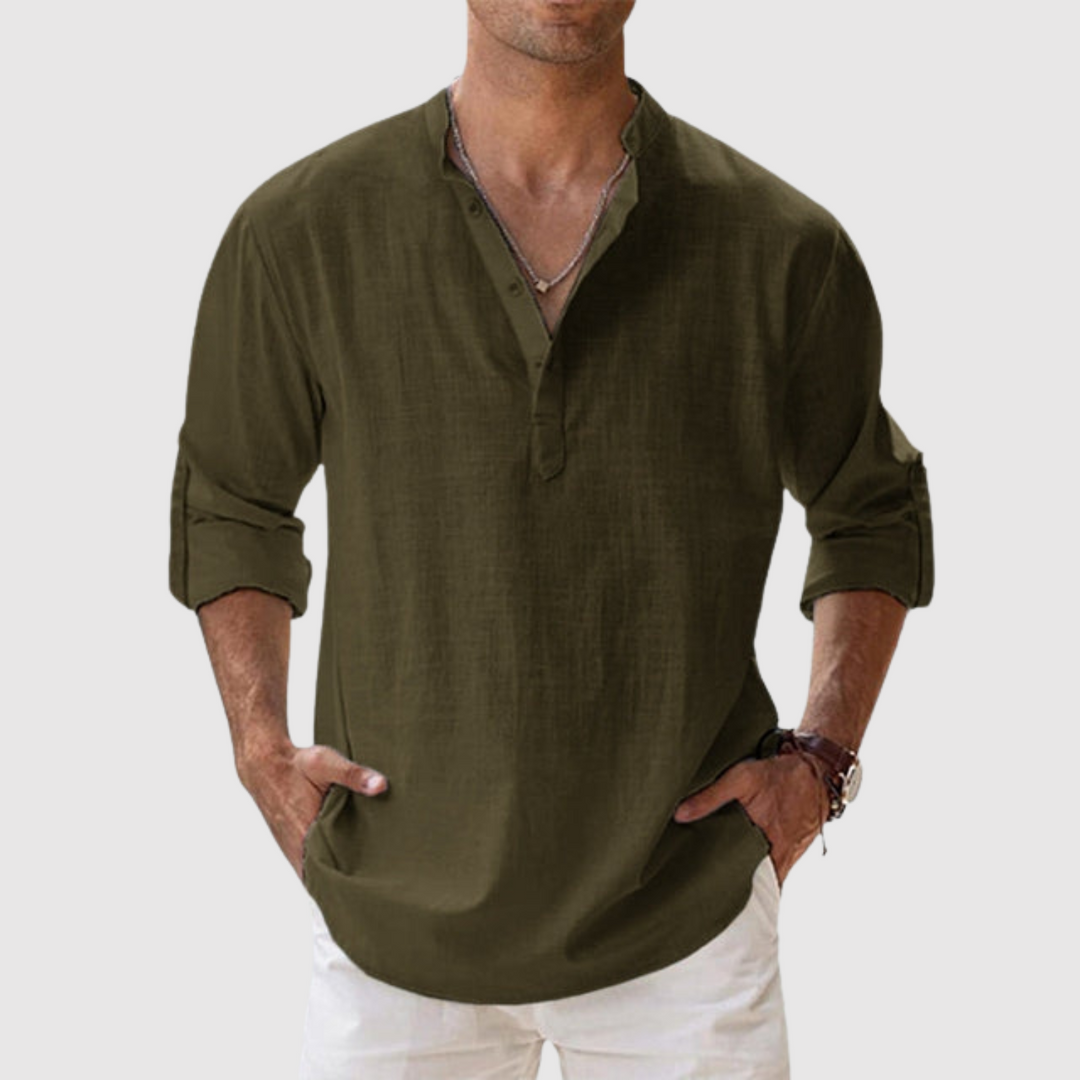 Libuše – Chemise en lin respirante