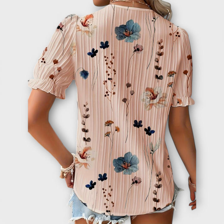 Emily - Blouse à col en V