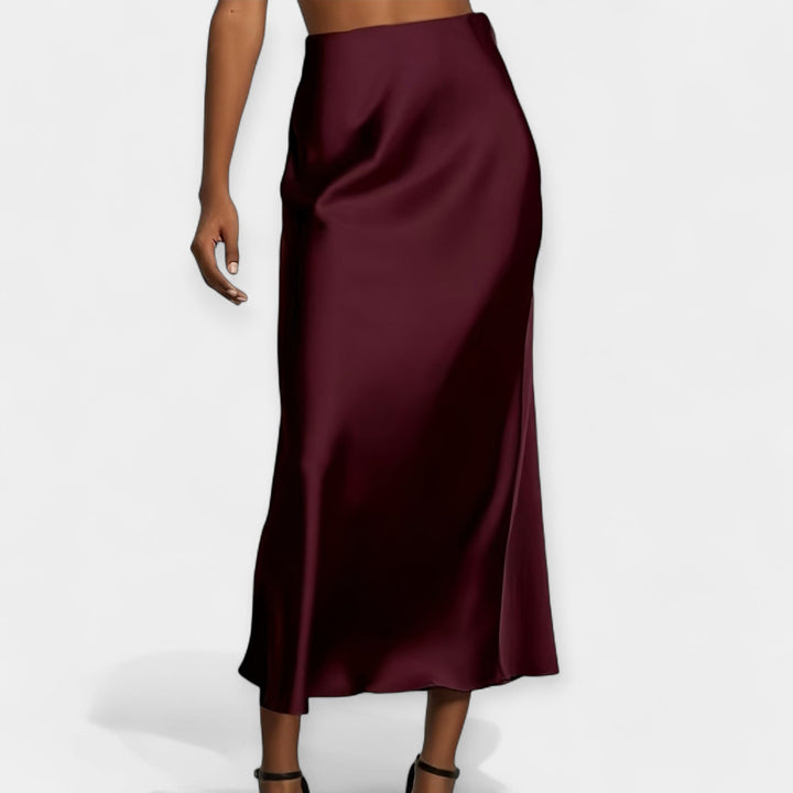 Marie - Jupe midi haute et élégante