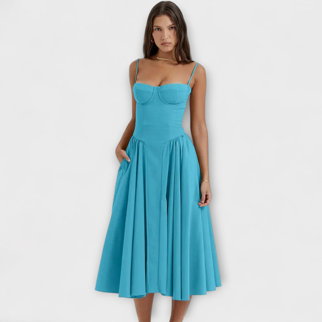 Rosalie - Robe corset élégante sans manches