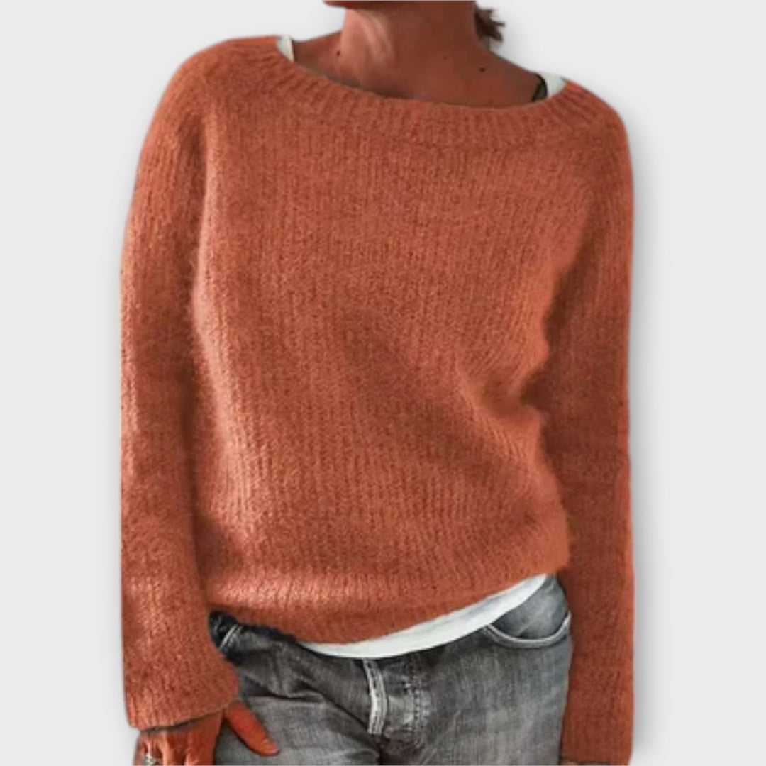 Regine – pull en maille uni