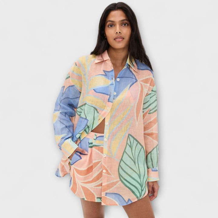 Mary - Ensemble court avec imprimé tropical de Playa Boyfriend