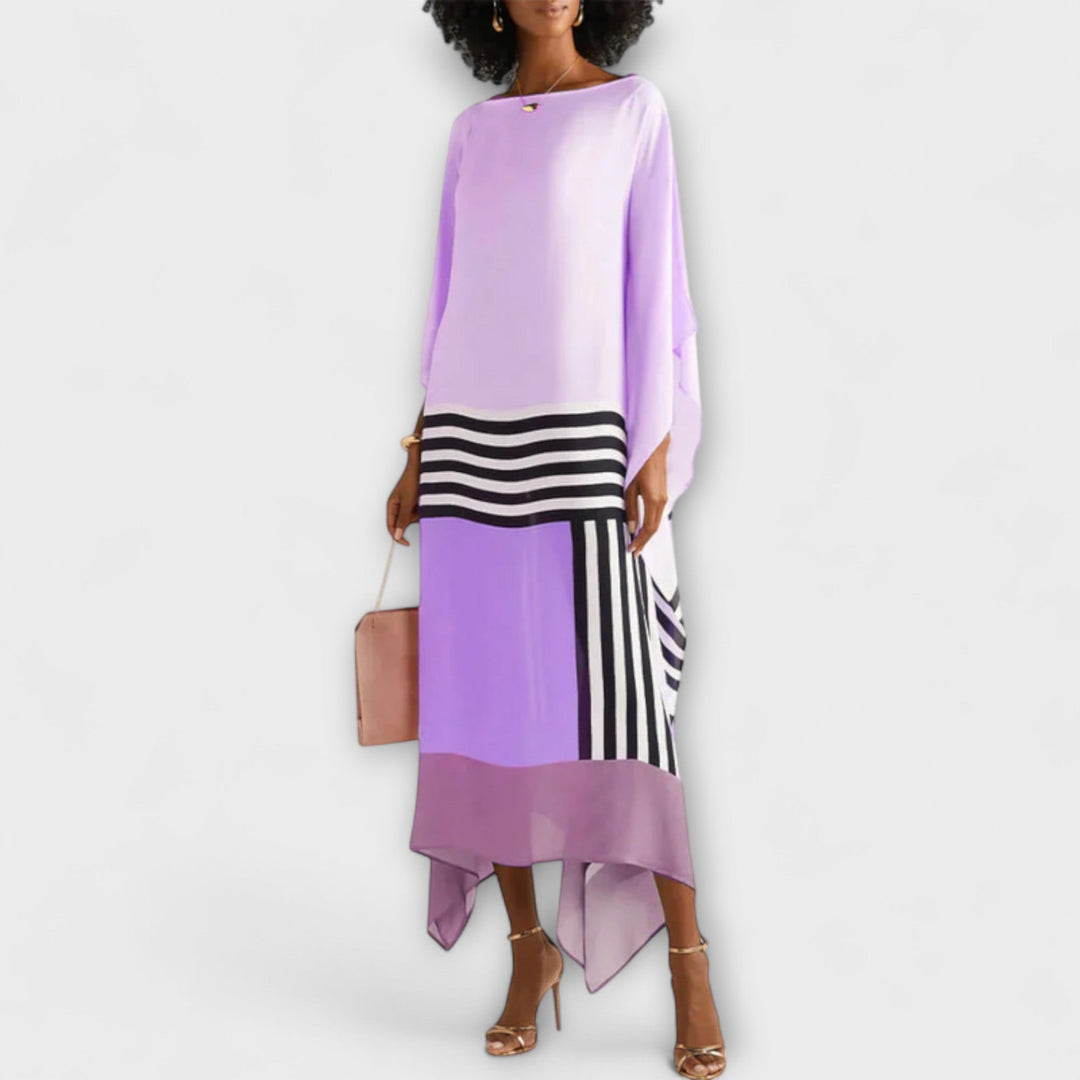 Elenora - Kaftan géométrique à coupe ample