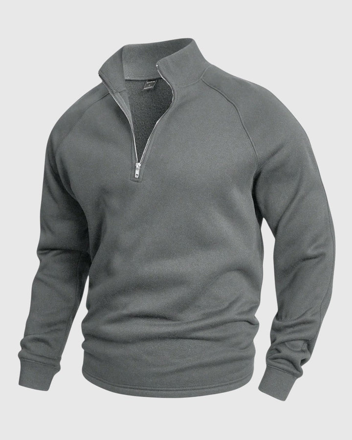 Libuše - Pull premium avec zip polo