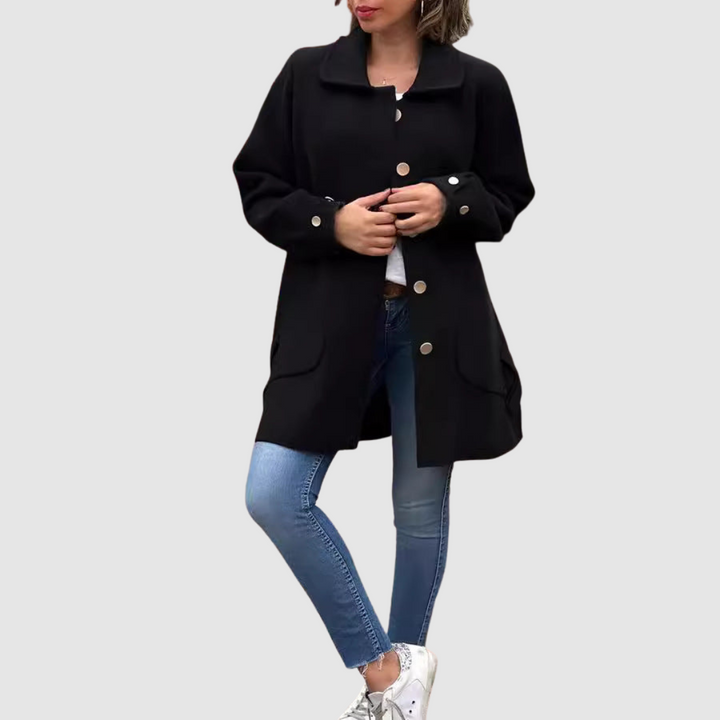 Martina - Manteau oversized classique avec boutons