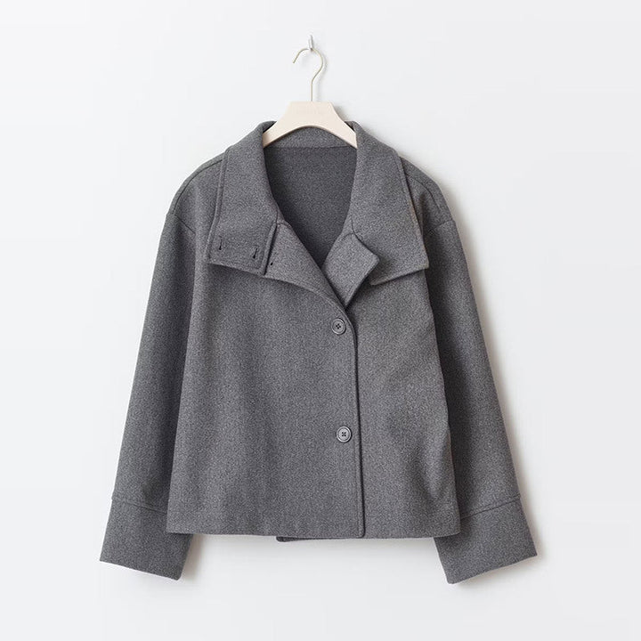 Lucie – Manteau court à double boutonnage