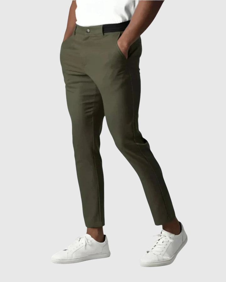 Libuše - Pantalon Elio Stretch en coton