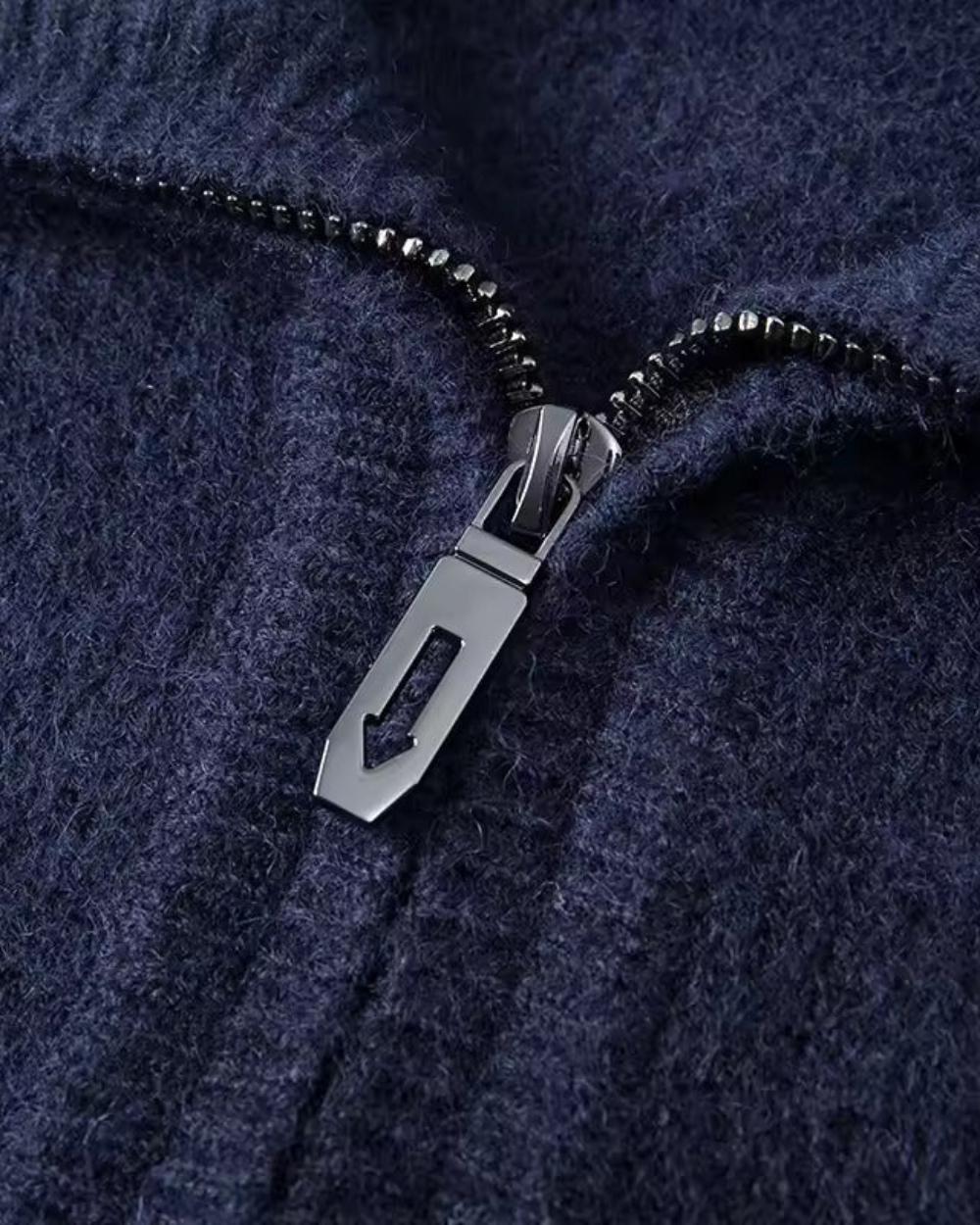 Libuše - Pull en cachemire avec zip quart Gstaad