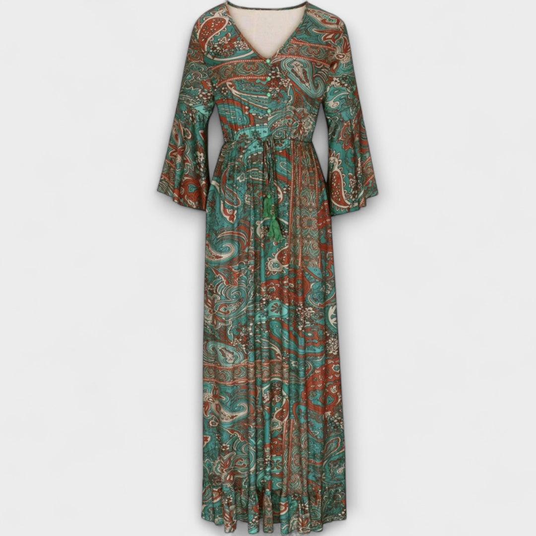 Renatilen - Robe imprimée pour femmes