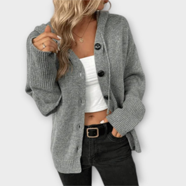 Brittan - Gilet en tricot avec boutons