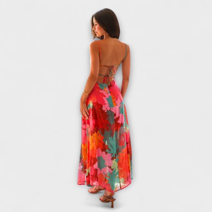 Audrey - Robe à imprimé floral pour femmes - Élégante et attrayante