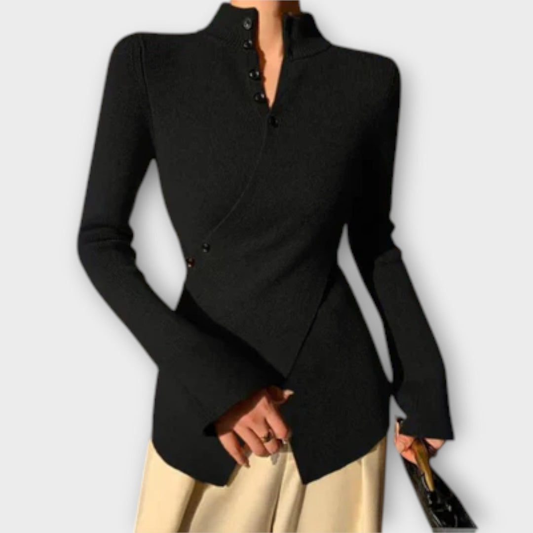 Michiko – Pull élégant en tricot de coton