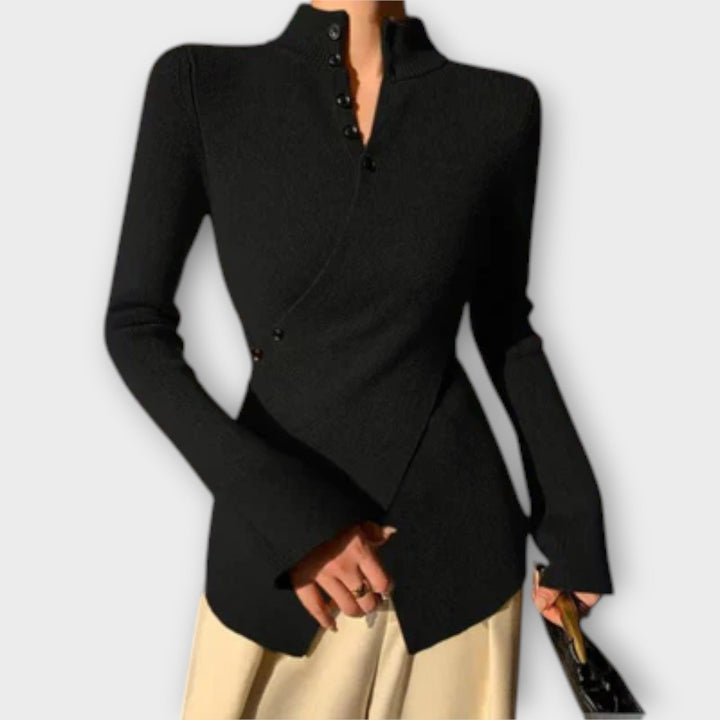 Michiko – Pull élégant en tricot de coton