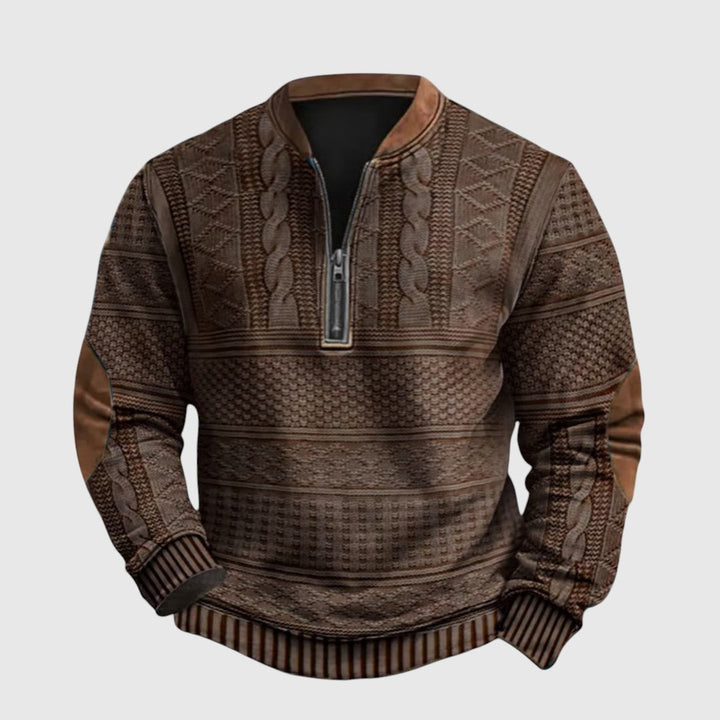 Charles - Pull à zip demi-long