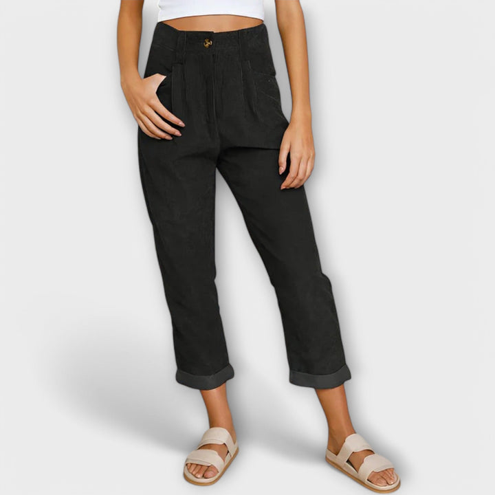 Jana - Pantalons en velours côtelé modernes