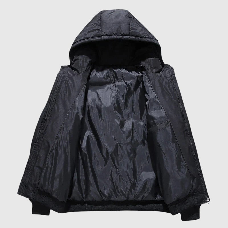 Josef - Veste matelassée avec capuche et finition résistante