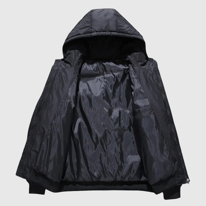 Josef - Veste matelassée avec capuche et finition résistante