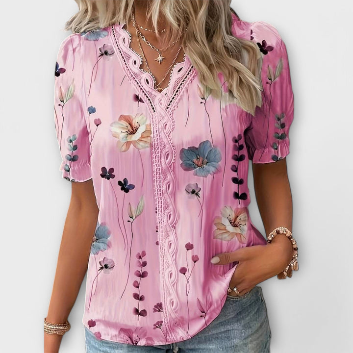 Emily - Blouse à décolleté en V