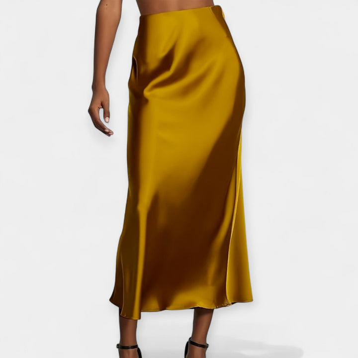 Marie - Jupe midi haute et élégante