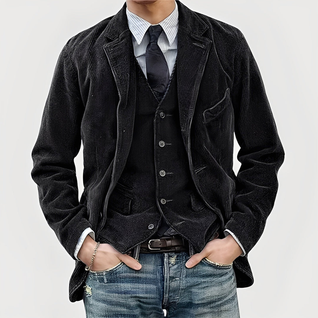 Viktor – Manteau élégant avec gilet