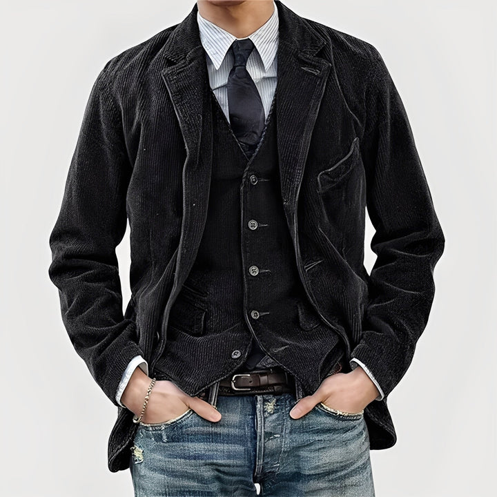 Viktor – Manteau élégant avec gilet